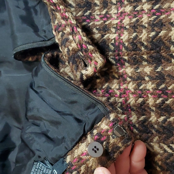 Etcetera wool skirt and leathe warn size 8 Very good condition for any occasion - Picture 13 of 17